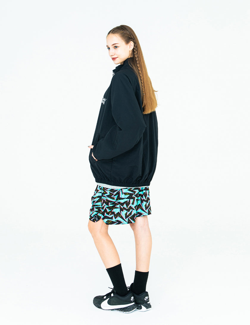 TWIN LOGO NYLON JKT (BLACK) - CandyHoop
