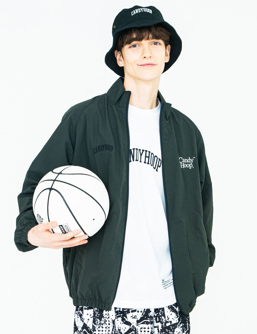 TWIN LOGO NYLON JKT (OLIVE) - CandyHoop