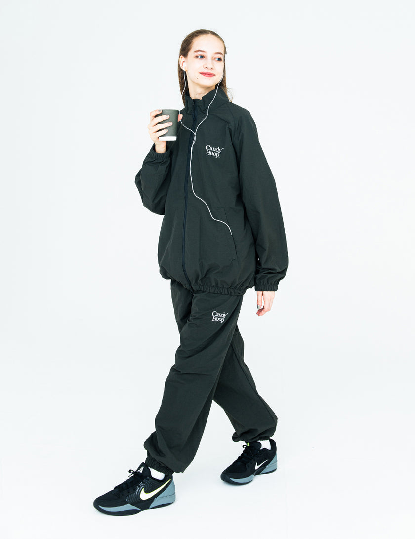 TWIN LOGO NYLON JKT (OLIVE) - CandyHoop