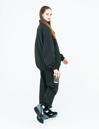 TWIN LOGO NYLON JKT (OLIVE) - CandyHoop
