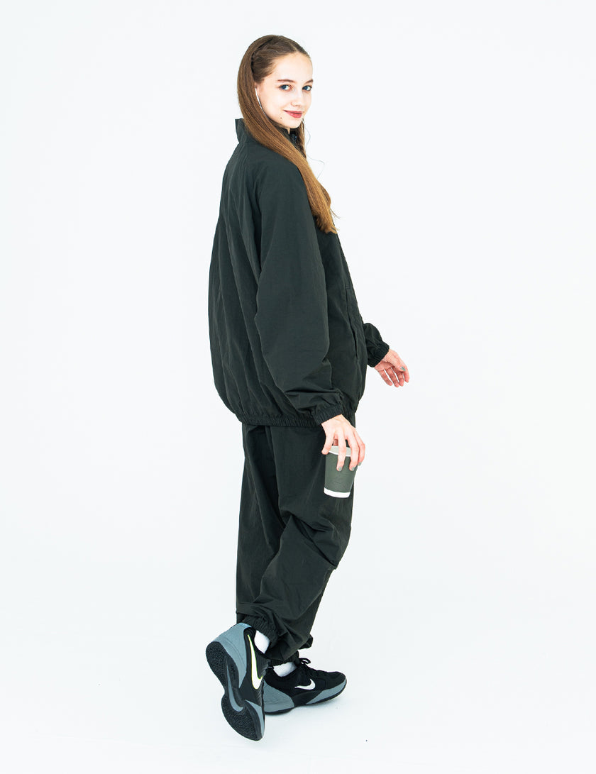 TWIN LOGO NYLON JKT (OLIVE) - CandyHoop