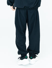 TWIN LOGO NYLON PANTS (BLACK) - CandyHoop