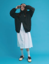 TWIN LOGO NYLON JKT (OLIVE) - CandyHoop